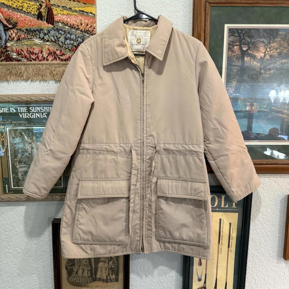 Vintage 70s/80s‎ White Stag Women’s Brown Puffer Ski Bomber Jacket Size Large